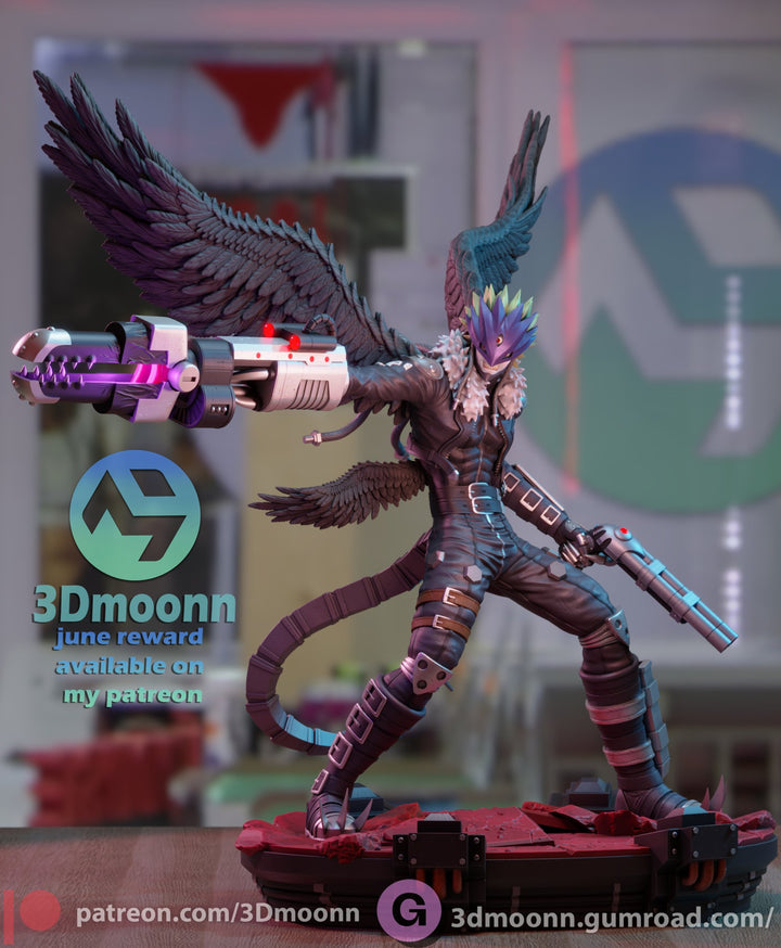 Figura de Resina de Beelzemon: La Oscuridad de Digimon en tu Colección