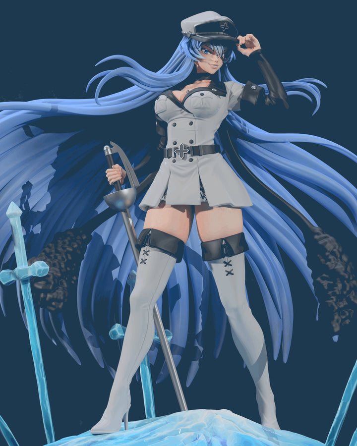 Esdeath de Akame ga Kill