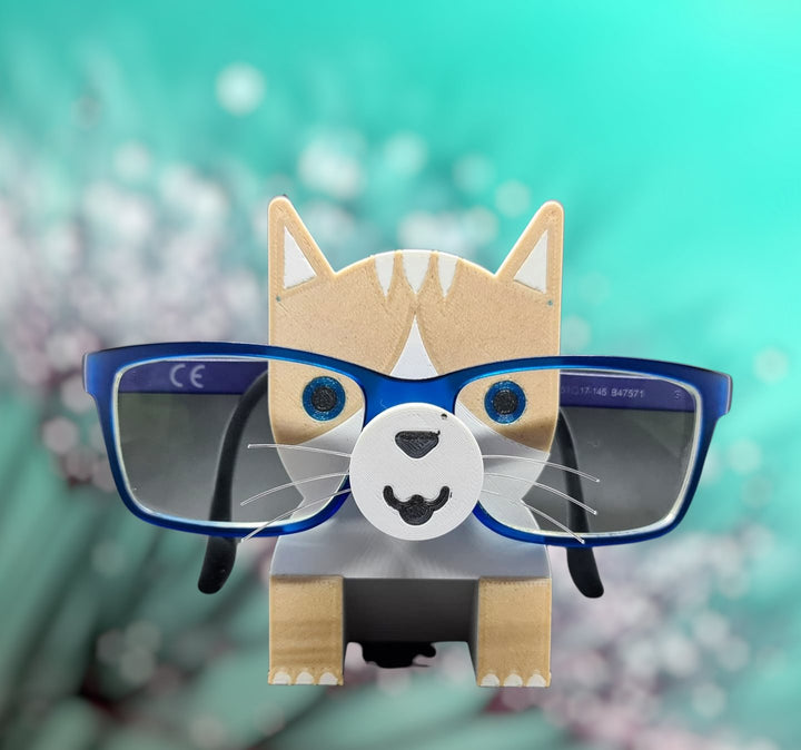 Soporte para gafas modelo Gatito Marrón