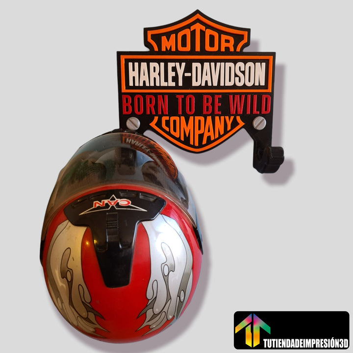 Soporte decorativo Harley Davidson para cascos/Chaqueta