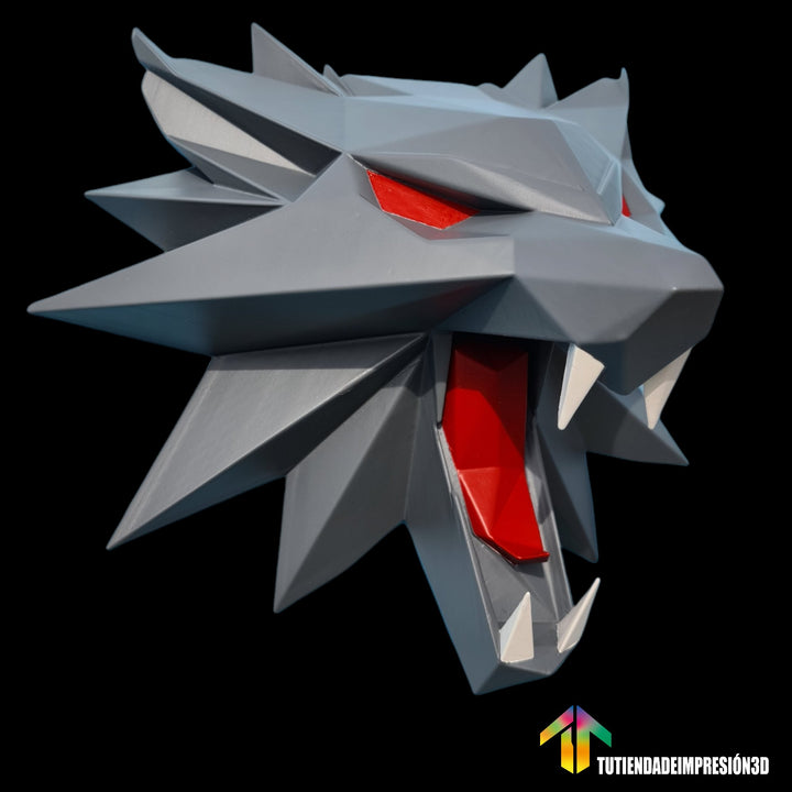 Wolf Medallon (The Witcher) LowPoly (Fan Art)