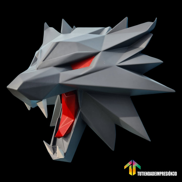 Wolf Medallon (The Witcher) LowPoly (Fan Art)