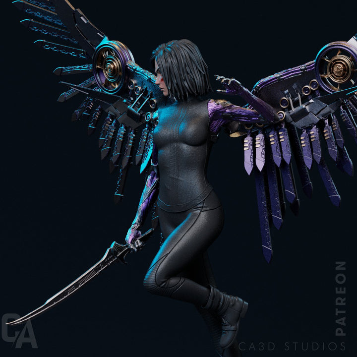 Figura de Resina de Alita: ¡Descubre la Heroína Cyborg!