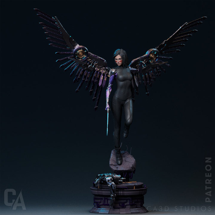 Figura de Resina de Alita: ¡Descubre la Heroína Cyborg!