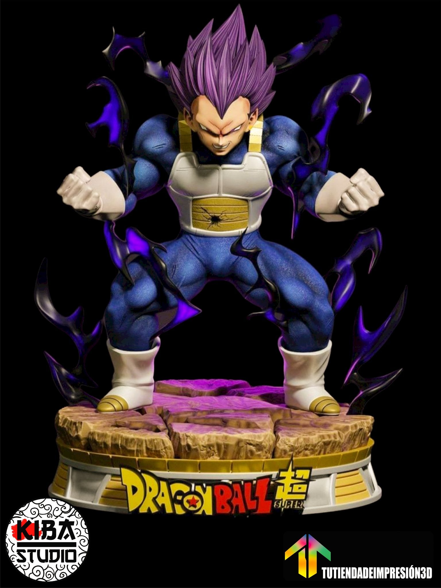 Figura de Ação Dragon Ball: Vegeta Ultra Ego - A Ascensão do Poder Des