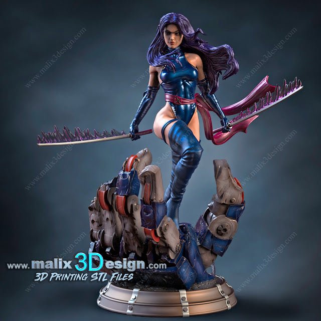 PSYLOCKE X-MEN DE MALIX3DESING