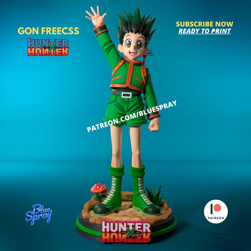 Aventúrate con Gon Freecss: Figura de Colección a Escala 1/6 de Hunter x Hunter - tu tienda de impresión 3D