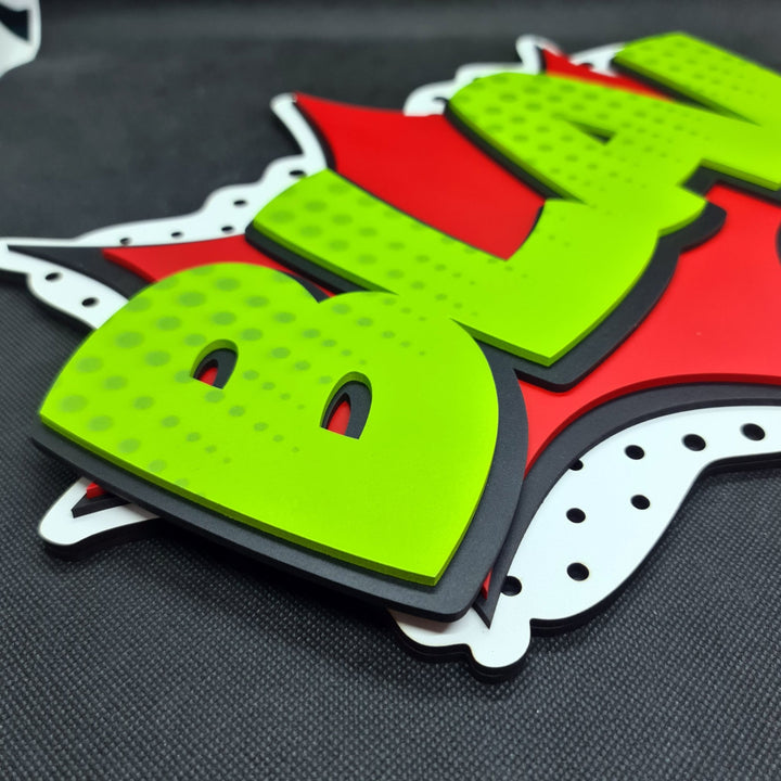 Cartel 'Bang!' Personalizado: Explosión de Estilo en tu Decoración - tu tienda de impresión 3D
