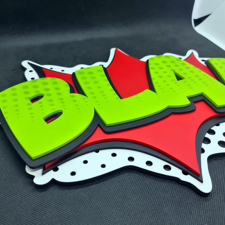 Cartel 'Bang!' Personalizado: Explosión de Estilo en tu Decoración - tu tienda de impresión 3D