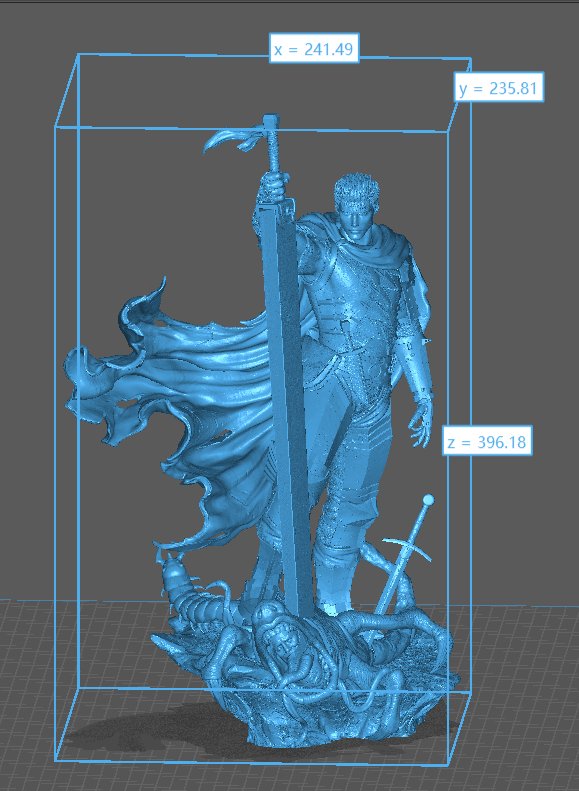 Descubre la Figura de Guts: Detalle, Calidad y Personalización - tu tienda de impresión 3D