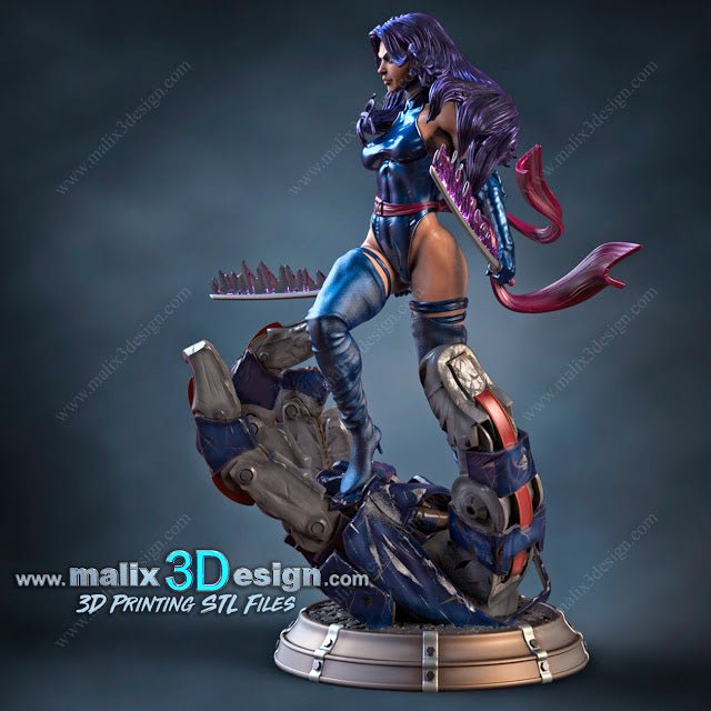 PSYLOCKE X-MEN DE MALIX3DESING