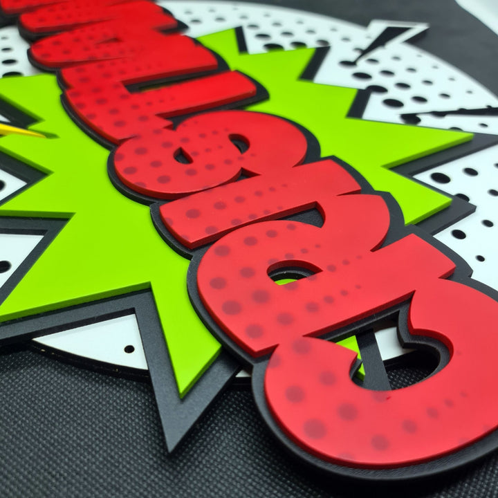 Expresión Audaz: Cartel 'WTF!' Personalizado - Atrevimiento en Cada Letra - tu tienda de impresión 3D