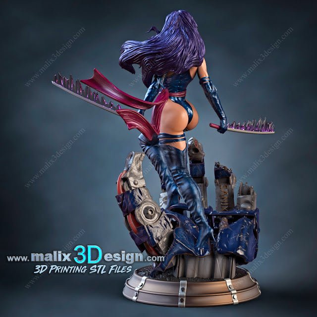 PSYLOCKE X-MEN DE MALIX3DESING