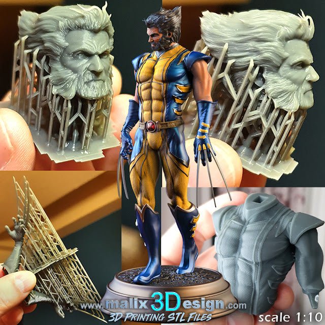 WEAPON X WOLVERINE X-MEN DE MALIX3DESING