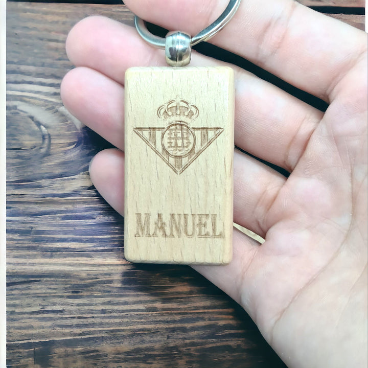 Llaveros Personalizados de Madera: ¡Lleva tu Pasión por tu Equipo Favorito a Todas Partes! - tu tienda de impresión 3D