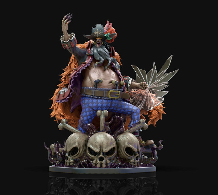 Diorama de Barbanegra de One Piece Marshall D. Teach