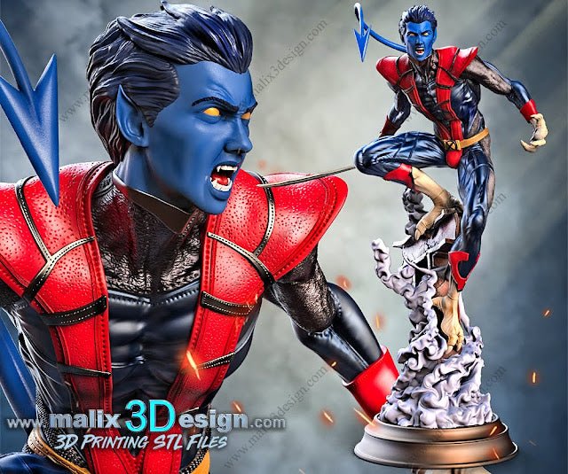 NIGHTCRAWLER X-MEN DE MALIX3DESING