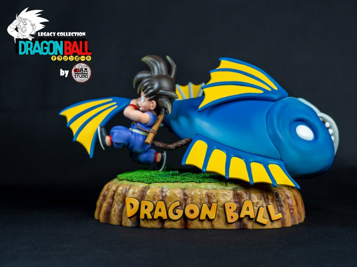 Kiba Studio - Goku Pescando un Pez - Dragon Ball