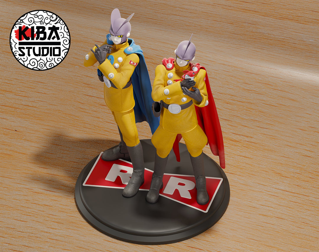 Figuras de Resina de Gamma 1 y Gamma 2: La Fuerza de Red Ribbon de Dragon Ball Super Super Hero a tu Alcance