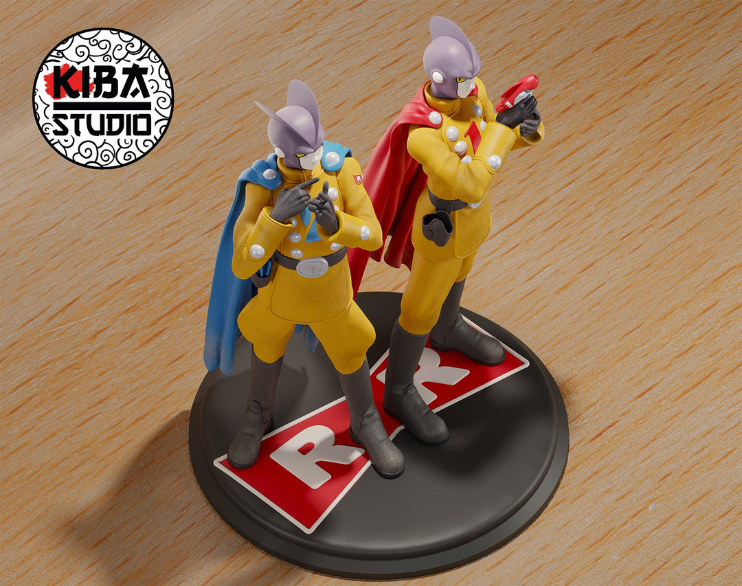 Figuras de Resina de Gamma 1 y Gamma 2: La Fuerza de Red Ribbon de Dragon Ball Super Super Hero a tu Alcance
