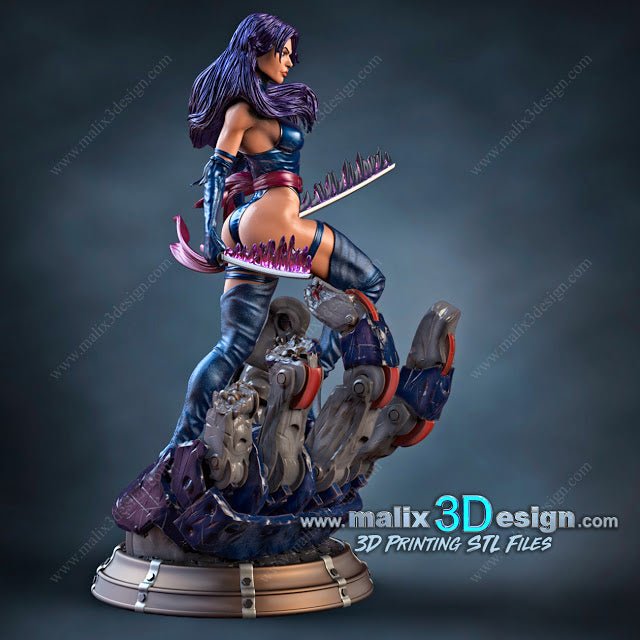 PSYLOCKE X-MEN DE MALIX3DESING
