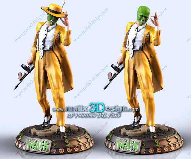 THE MASK DE MALIX3DESING FIGURA COMPLETA