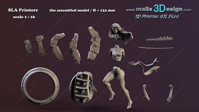 PSYLOCKE X-MEN DE MALIX3DESING