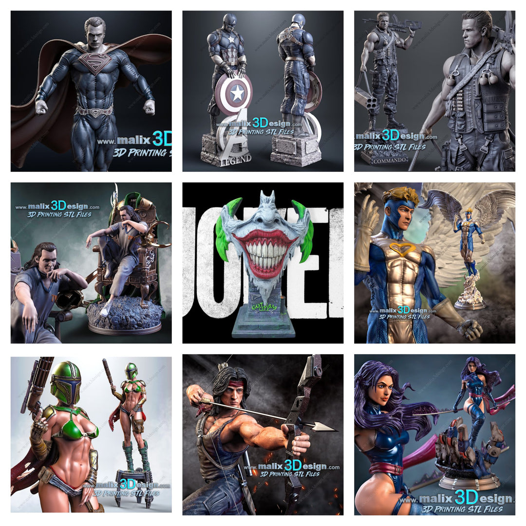 Marvel Dc and Movies - tu tienda de impresión 3D