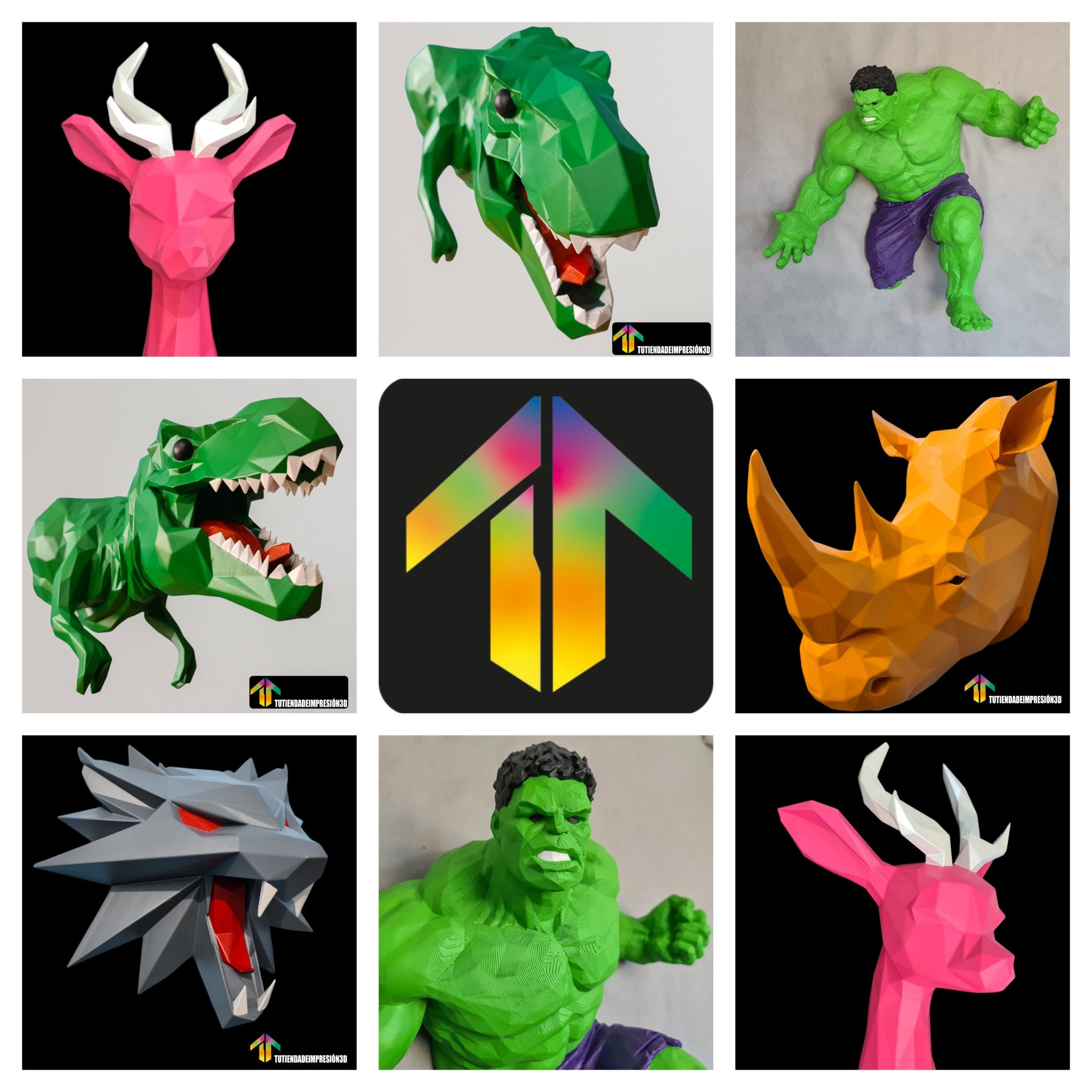 Esculturas de Pared - tu tienda de impresión 3D