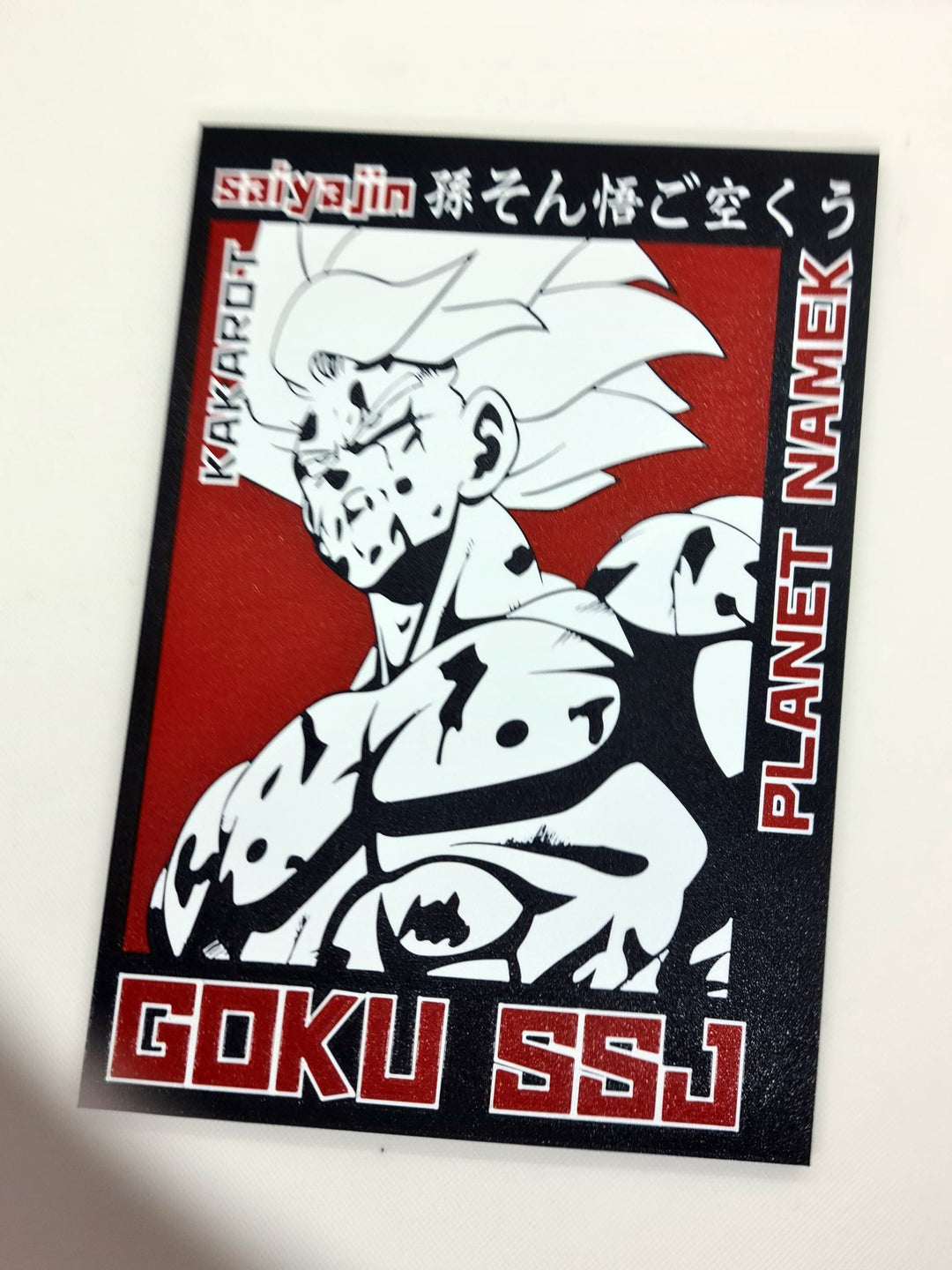 ¡Siente el Poder de la Transformación con la Ilustración en 3D de Goku SSJ!