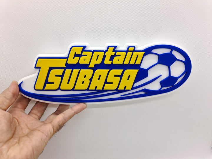 Logo 3D de Captain Tsubasa - ¡Lleva la pasión del fútbol a tu hogar!