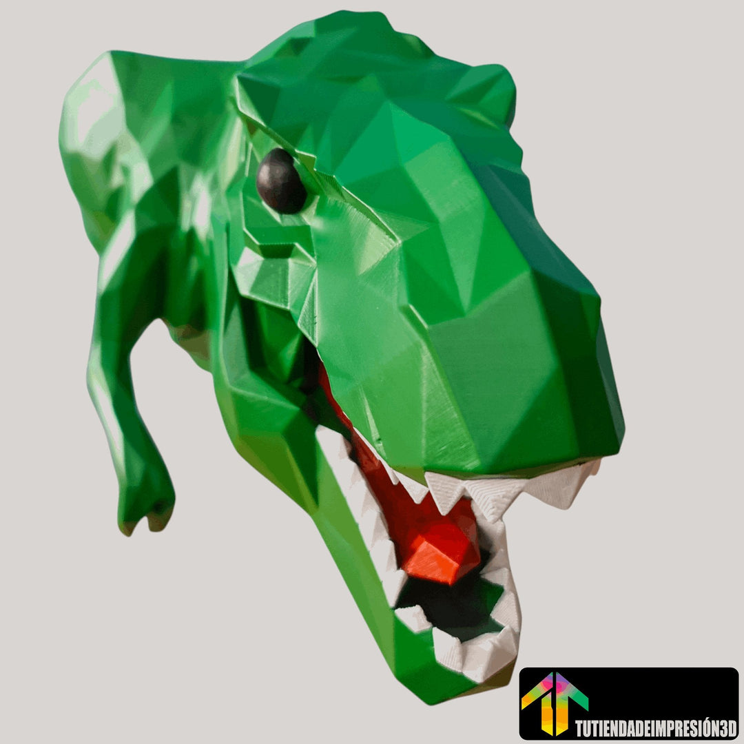 Escultura de pared T-REX LowPoly (Fan Art)