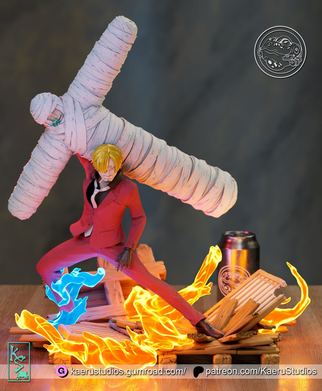 ¡Añade Acción y Estilo con la Figura de Sanji de One Piece! - tu tienda de impresión 3D