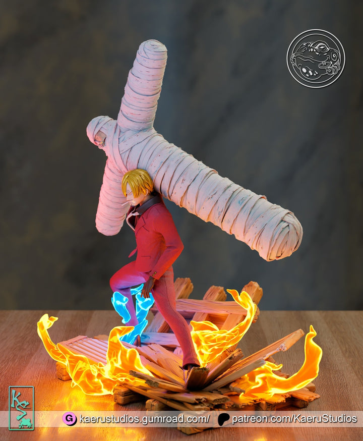 ¡Añade Acción y Estilo con la Figura de Sanji de One Piece! - tu tienda de impresión 3D