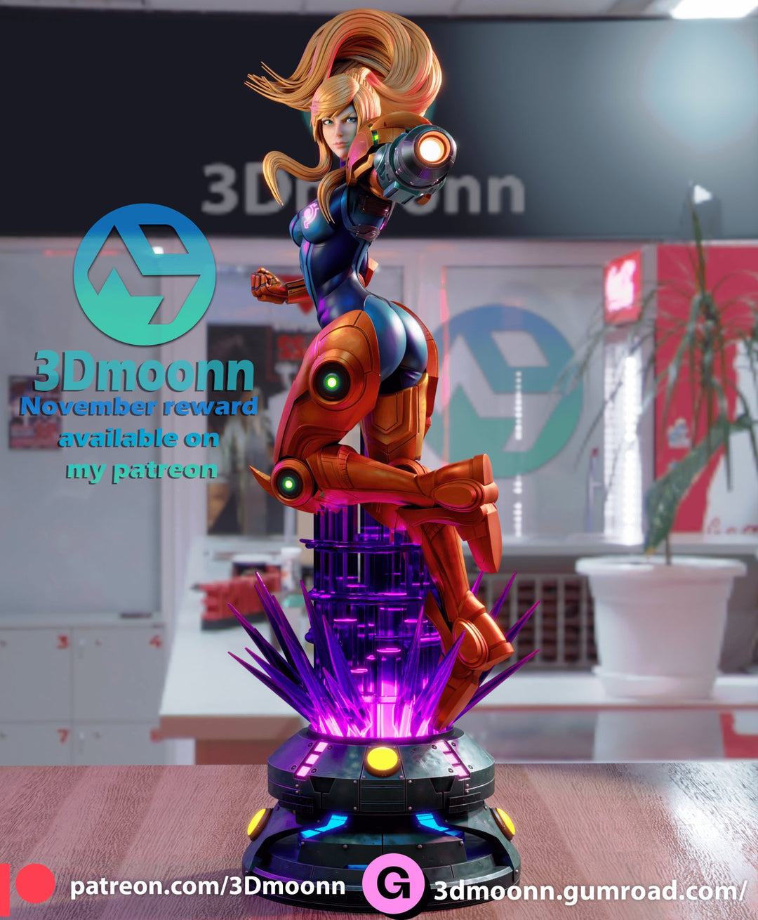 ¡Añade Acción y Futurismo con la Figura de Samus Aran! - tu tienda de impresión 3D