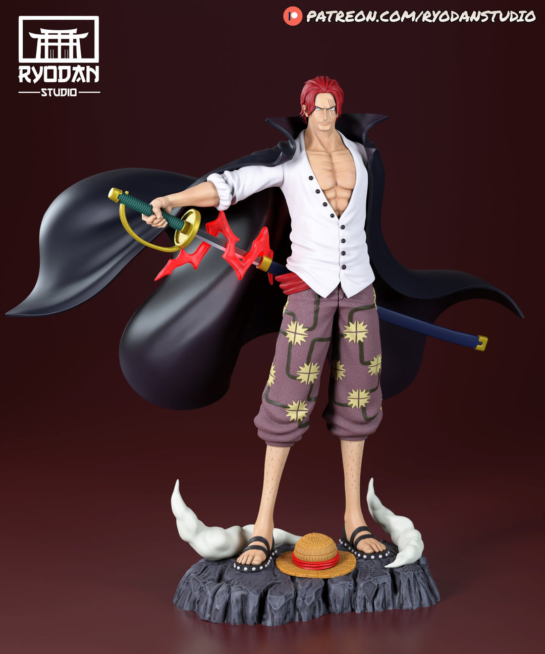 ¡Añade Carisma y Poder con la Figura de Shanks de One Piece! - tu tienda de impresión 3D