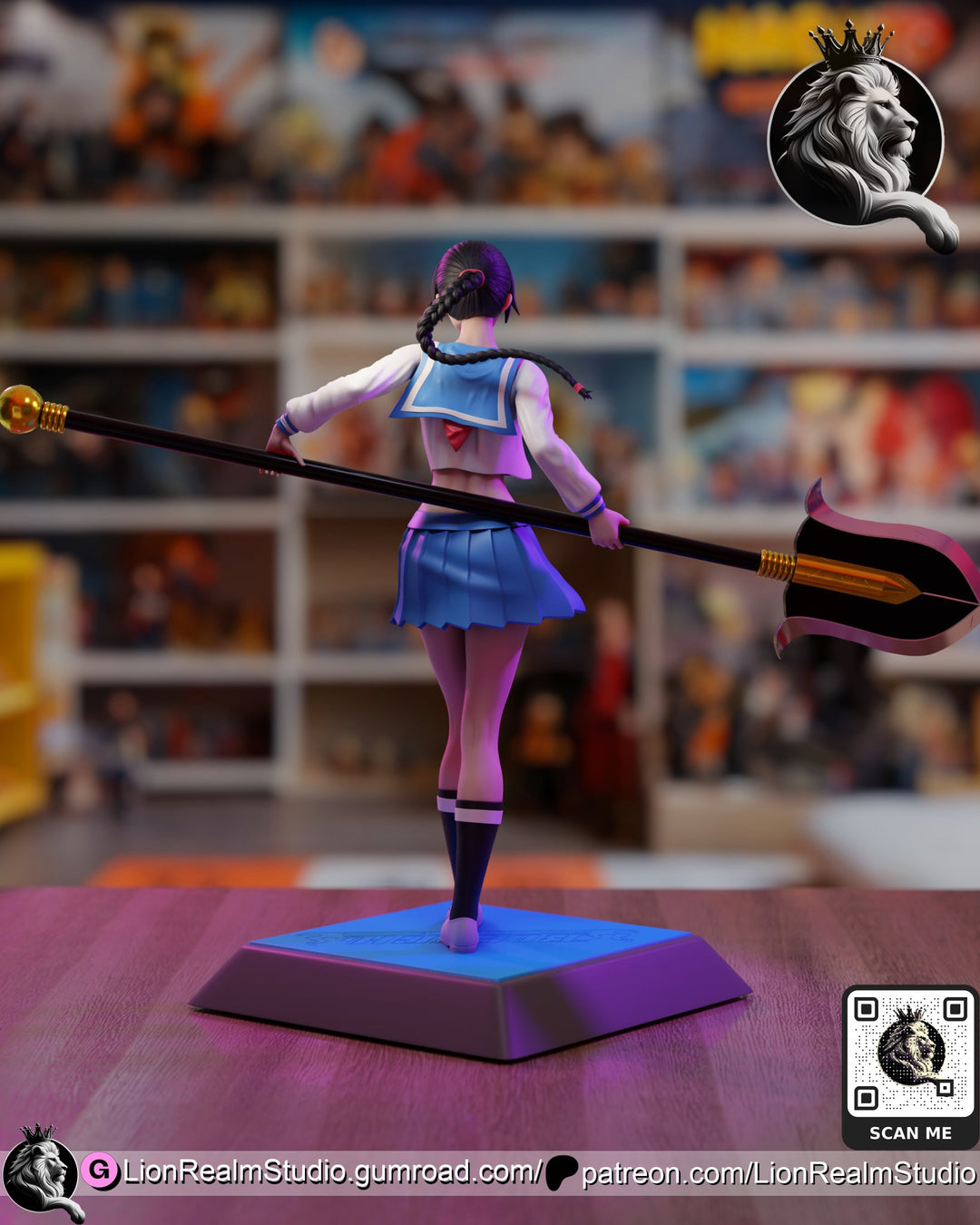 ¡Añade Firmeza y Gracia con la Figura de Lisa Yadomaru de Bleach! - tu tienda de impresión 3D