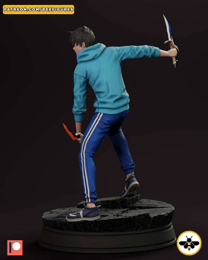 ¡Añade Fuerza y Determinación con la Figura de Sung Jinwoo de Solo Leveling! - tu tienda de impresión 3D