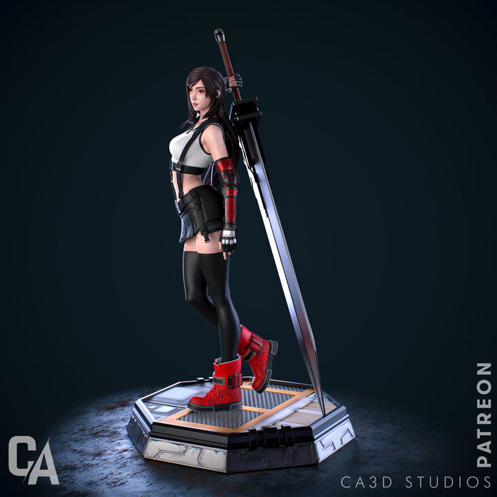 ¡Añade Fuerza y Elegancia con la Figura de Tifa Lockhart de Final Fantasy VII! - tu tienda de impresión 3D