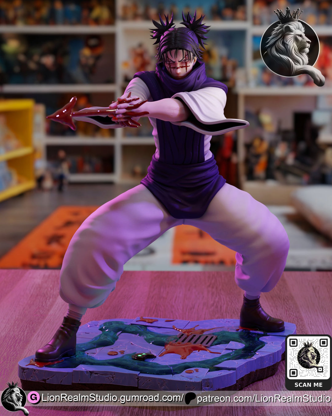 ¡Añade Intensidad y Misterio con la Figura de Choso de Jujutsu Kaisen! - tu tienda de impresión 3D