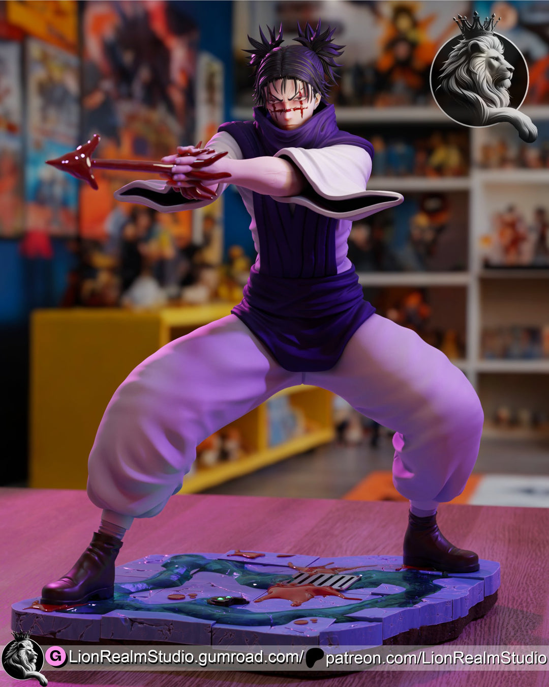 ¡Añade Intensidad y Misterio con la Figura de Choso de Jujutsu Kaisen! - tu tienda de impresión 3D