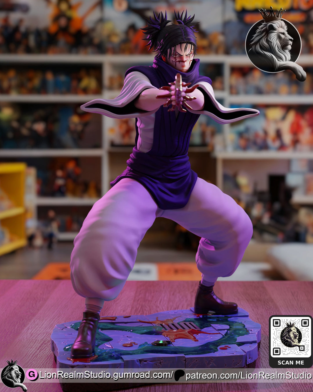 ¡Añade Intensidad y Misterio con la Figura de Choso de Jujutsu Kaisen! - tu tienda de impresión 3D