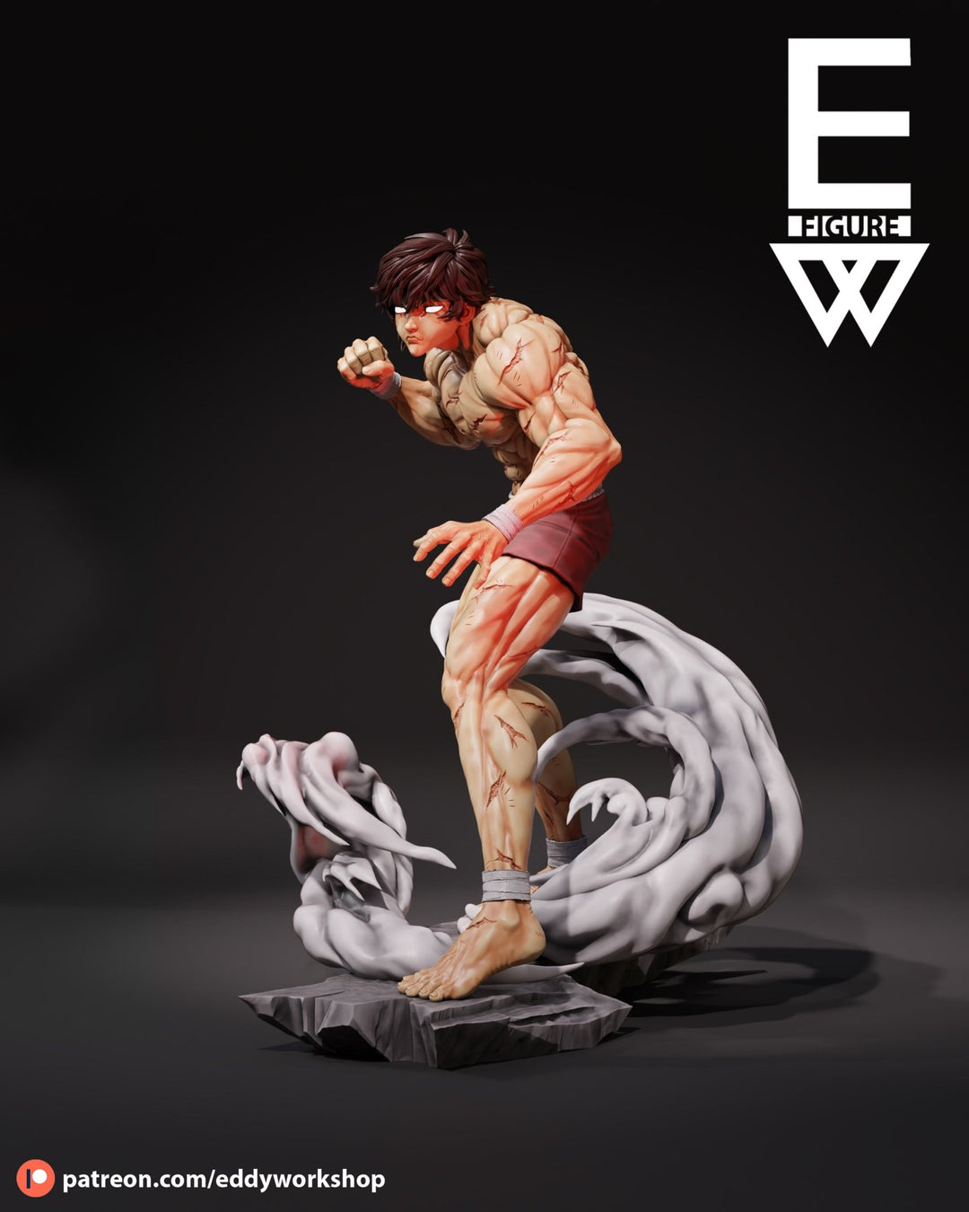 ¡Añade Intensidad y Poder con la Figura de Baki Hanma del Anime Baki! - tu tienda de impresión 3D