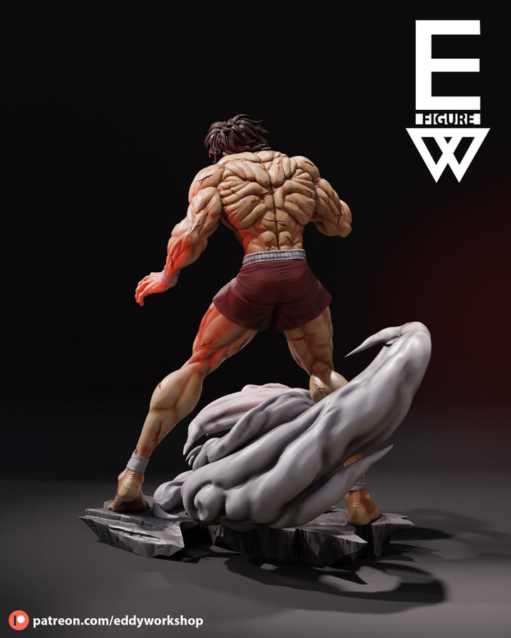 ¡Añade Intensidad y Poder con la Figura de Baki Hanma del Anime Baki! - tu tienda de impresión 3D