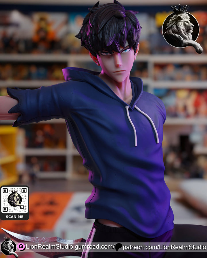 ¡Añade Poder y Determinación con la Figura de Sung Jinwoo de Solo Leveling! - tu tienda de impresión 3D