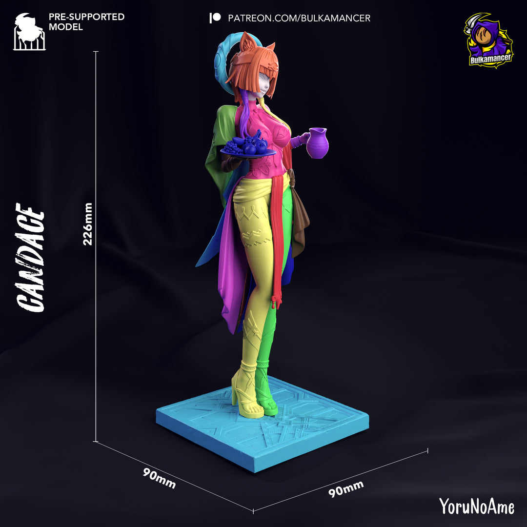 Figura de Resina Exclusiva de Candace - Genshin Impact - Dos Tamaños Disponibles