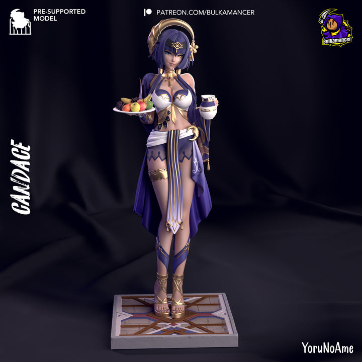 Figura de Resina Exclusiva de Candace - Genshin Impact - Dos Tamaños Disponibles