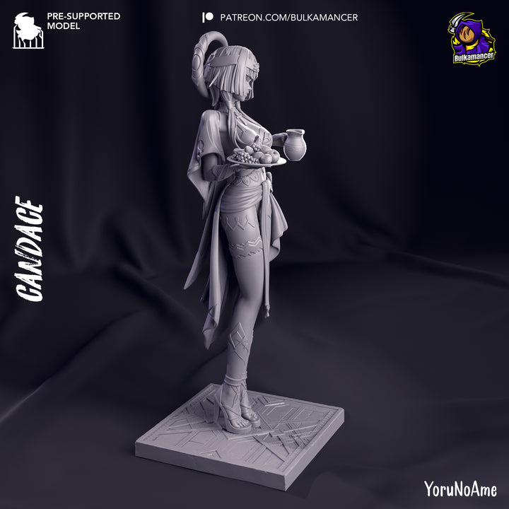 Figura de Resina Exclusiva de Candace - Genshin Impact - Dos Tamaños Disponibles