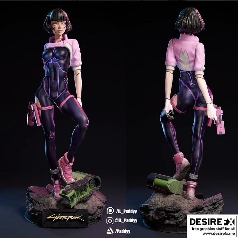 ¡Deslumbra con la Figura de Sasha de Cyberpunk! - tu tienda de impresión 3D