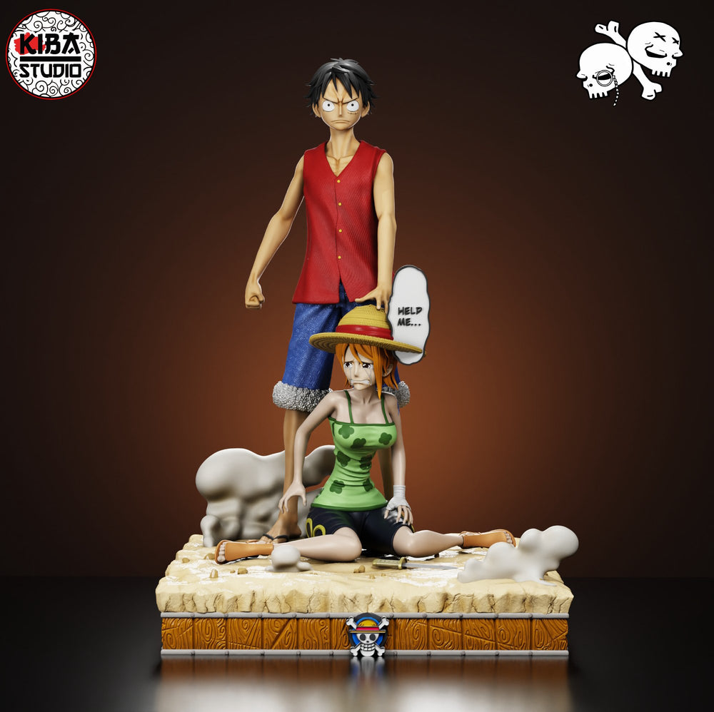 ¡Embárcate en la Aventura con la Figura de Nami y Luffy de One Piece! - tu tienda de impresión 3D